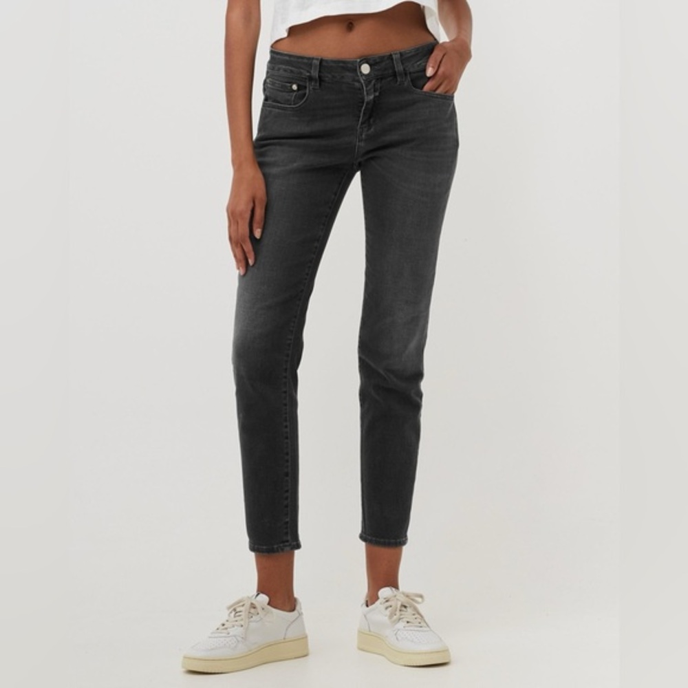 Closed Women’s‎ Baker Stretch Jeans Slim Fit Mid Rise in Dark Grey Size 26